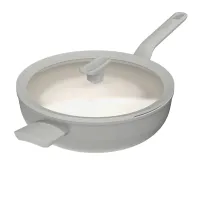 Patelnia wok z pokrywką Berghoff Balance Moonmist 32 cm