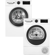Zestaw AGD Bosch Serie 6 Pralka WGG254ZGPL 10kg + Suszarka WQG233DGPL 8kg