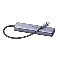Adapter Ugreen 6w1 CM512 USB-C do 3xUSB-A HDMI