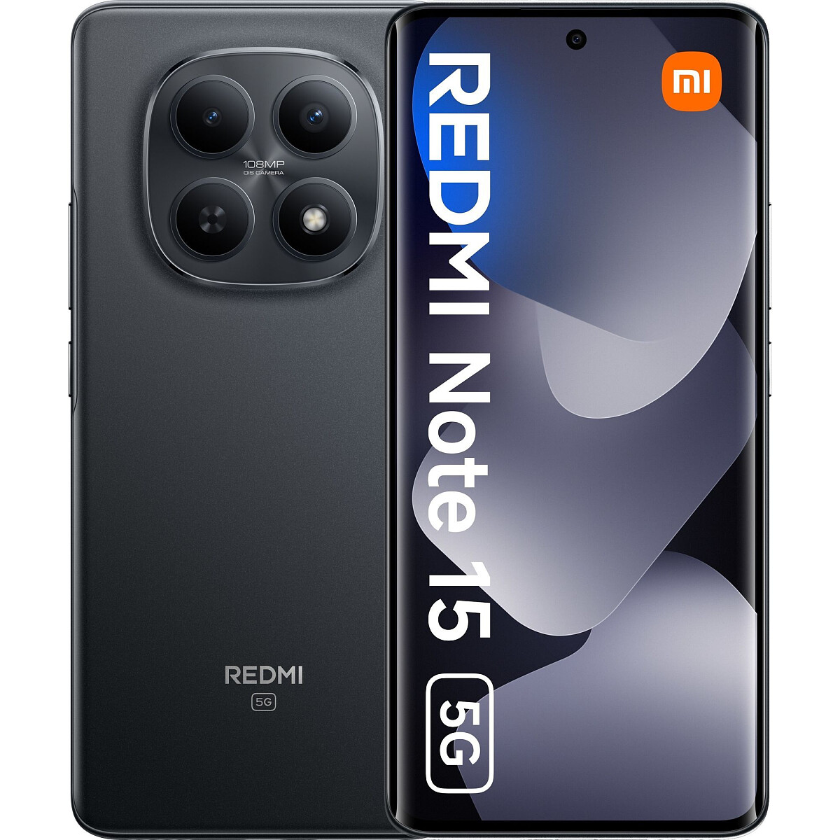 smartfon xiaomi redmi note 15 6 128gb czar tyl przod