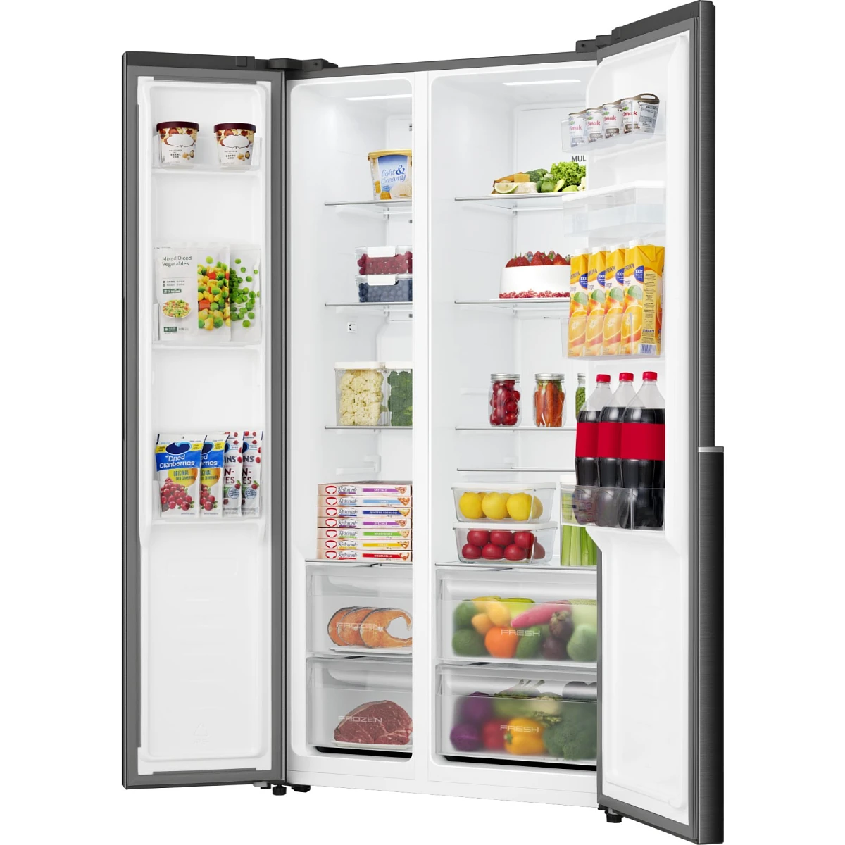 lodowka-side-by-side-gorenje-nrs917e41bxwd-otwarta-pelna-prawy-bok.jpg