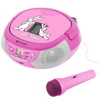 Boombox dla dzieci Gogen GOG-BOBPREHRAVACP Różowy