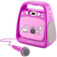 Boombox dla dzieci Gogen GOG-BOBKARAOKEP Różowy