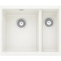 Zlewozmywak granitowy Blanco Rotan 340/160-U Biały 523078