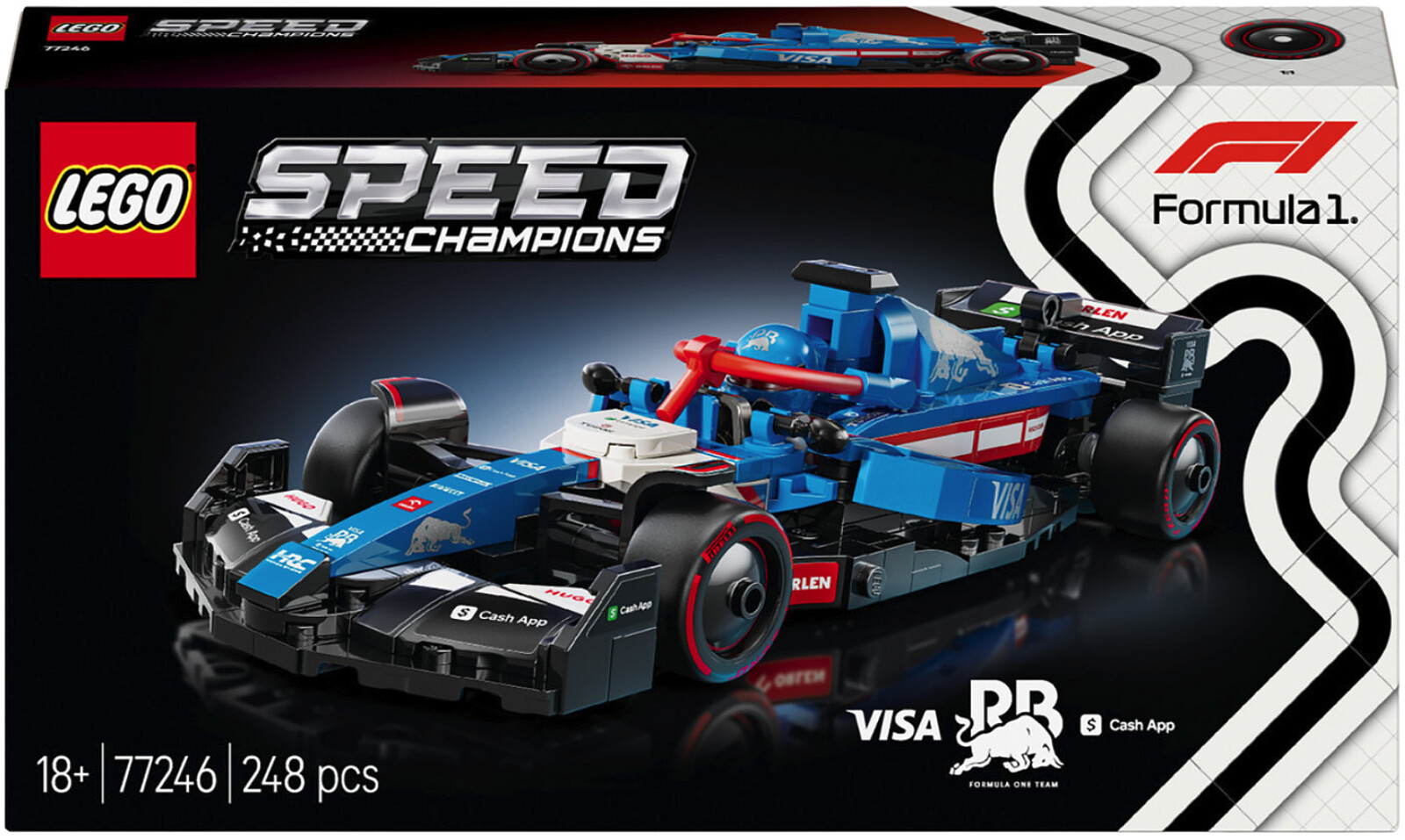 Klocki LEGO Speed Champions Bolid F1 Visa Cash App RB VCARB 01 77246