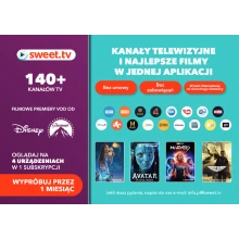 Karta subskrypcyjna SWEET.TV na 1 miesiąc