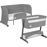 Łóżeczko 5w1 Lionelo Thomi Plus Grey Concrete