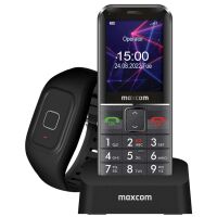 Telefon Maxcom MM735 Czarny + opaska SOS