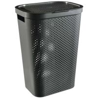 Kosz na pranie Curver Infinity 60 l Ciemny szary