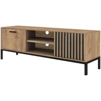 Szafka RTV Halmar Lamino RTV-1 Dąb Craft / Czarny