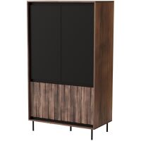 Szafa Halmar Swing S-1 Orzechowy / Czarny