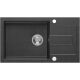Zlewozmywak granitowy Kernau KGS K 6078 1B1D Black Metallic