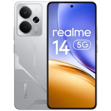 Smartfon realme 14 5G 12/256GB 6,67" AMOLED 120Hz Srebrny