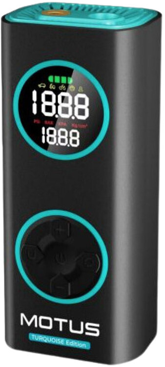 pompka elektryczna motus airpump pro turkusowy czarny.zdjglowne