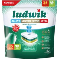 Tabletki do zmywarek Ludwik All in 1 Ultimate Power Extra Mint 35 szt.