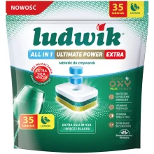 Tabletki do zmywarek Ludwik All in 1 Ultimate Power Extra Lemon 35 szt.