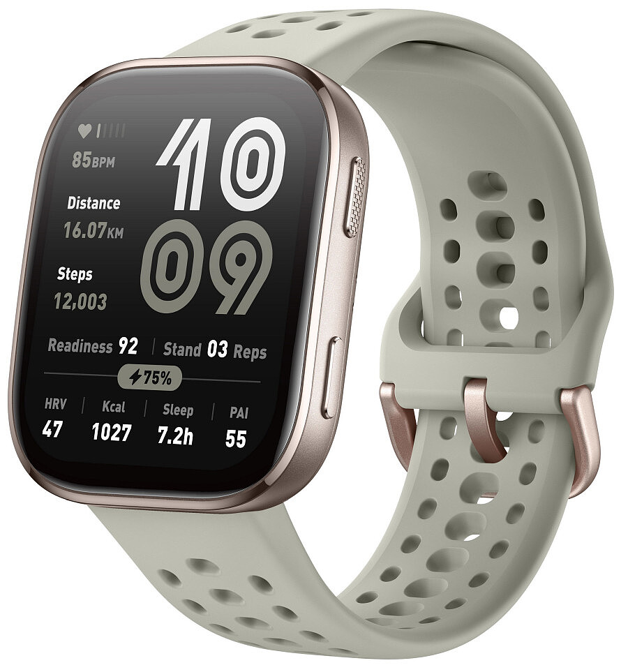 smartwatch amazfit bip 6 zielony skos prawy