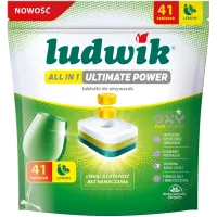 Tabletki do zmywarek Ludwik All in 1 Ultimate Power Lemon 41 szt.