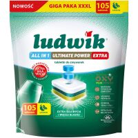 Tabletki do zmywarek Ludwik All in 1 Ultimate Power Extra Lemon 105 szt.