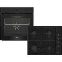 Zestaw AGD do zabudowy Beko Piekarnik elektryczny BBIE11100B + Płyta gazowa HIGG 64123 SB