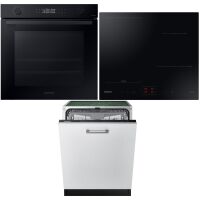 Zestaw AGD do zabudowy Samsung Piekarnik elektryczny NV7B44251AK + Płyta indukcyjna NZ64B5045FK + Zmywarka DW60R7050BB