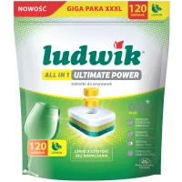 Tabletki do zmywarek Ludwik All in 1 Ultimate Power Lemon 120 szt.