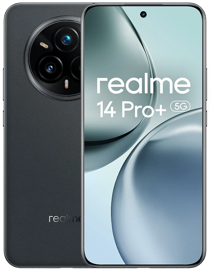 smartfon realme 14 pro 8 256gb szary przod tyl
