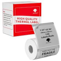 Etykiety Phomemo naklejki 40x60mm 130 szt. Przeźroczyste