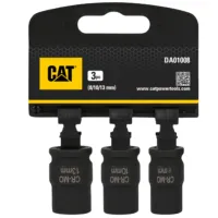 Zestaw nasadek udarowych CAT DA01008 3 szt.