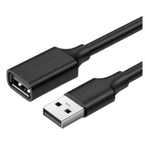 kabel przedłużający usb 2.0 ugreen us103 1m czarny