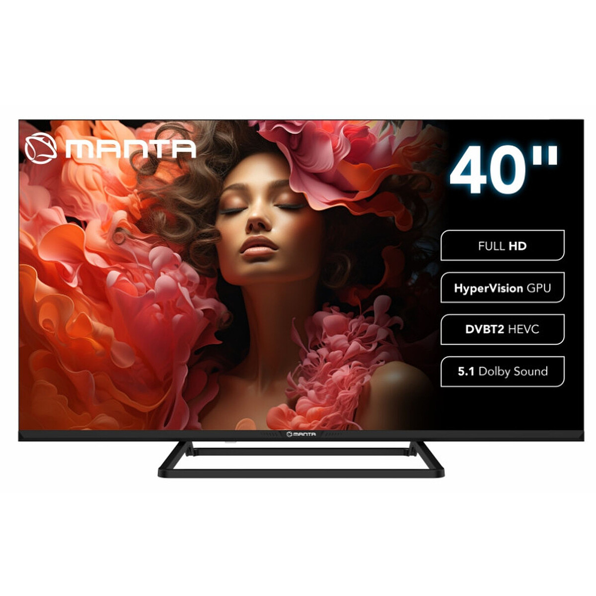 telewizor manta 40lfv125e front
