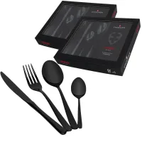Zestaw Zwieger Sztućce Vesper Black 2 x 24 el.