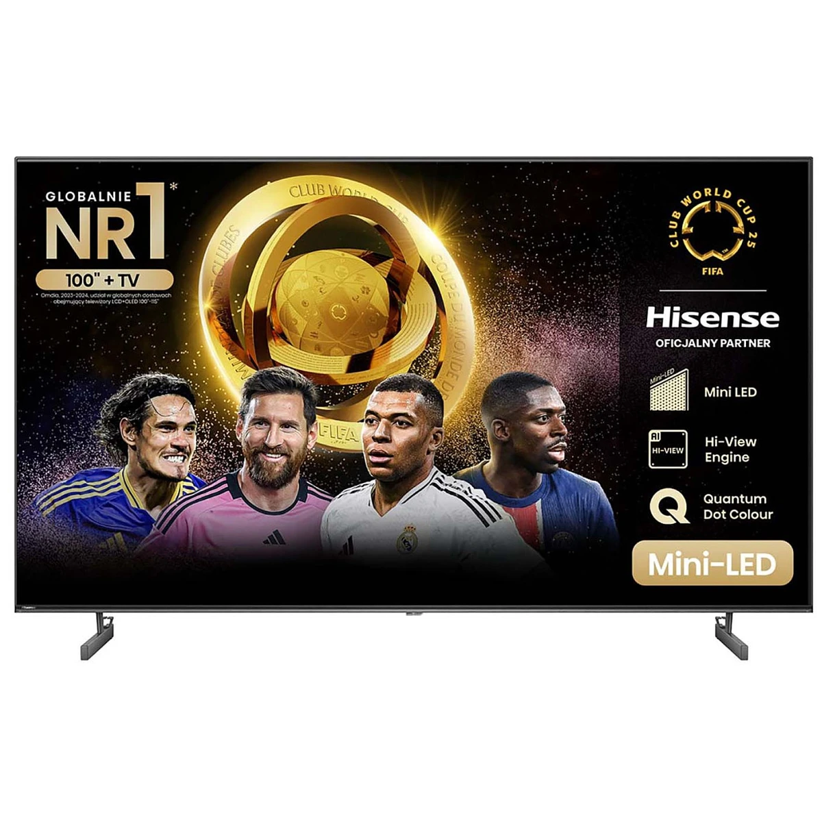 telewizor hisense 55u6nq front