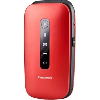 Telefon z klapką Panasonic KX-TU550EXR Czerwony