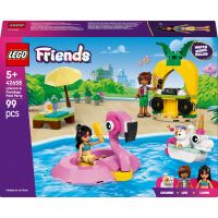 Klocki LEGO Friends Impreza na basenie z jednorożcem i flamingiem 42658