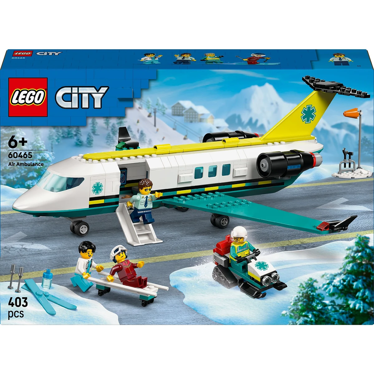 klocki lego city samolot pogotowia ratunkowego 60465 glowne