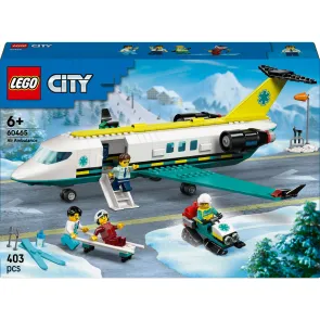 klocki lego city samolot pogotowia ratunkowego 60465 glowne