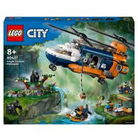 Klocki LEGO City Helikopter badaczy dżungli w bazie 60437