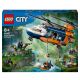 Klocki LEGO City Helikopter badaczy dżungli w bazie 60437