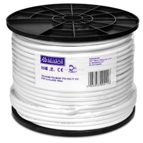 kabel antenowy telkom telmor tt6 cu eca rg6–szpula 100m