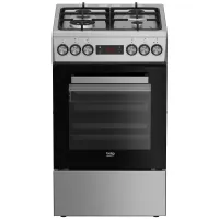 Kuchnia gazowo-elektryczna Beko FSM51331DXDT Stal nierdzewna