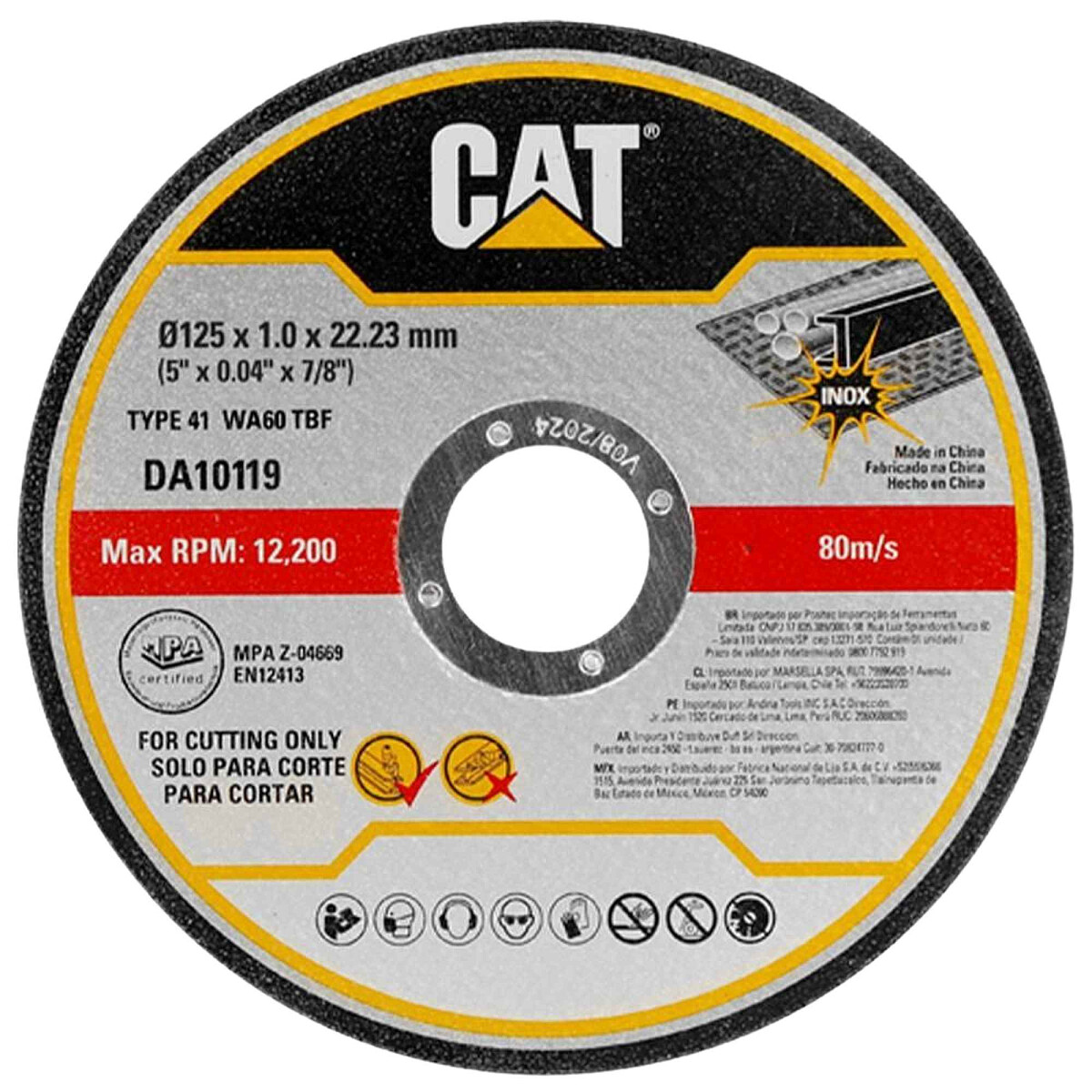 tarcza do ciecia metalu cat da10119 glowne