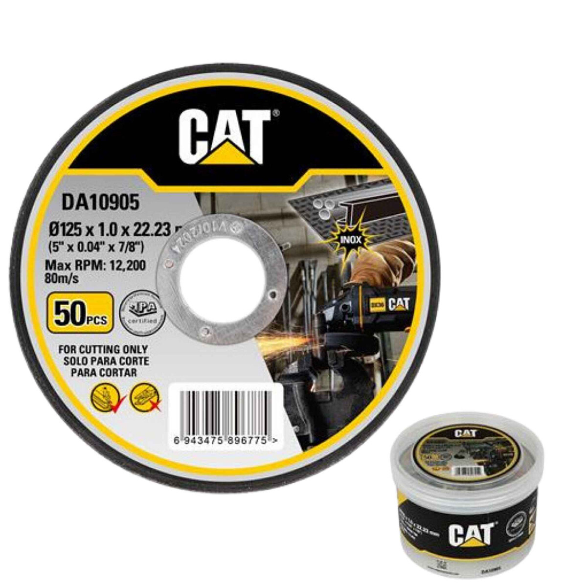 tarcza do ciecia metalu cat da10905x50 glowne