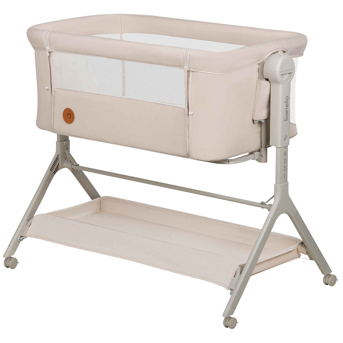 lozeczko dostawne 3w1 lionelo leonie plus beige sand glowne