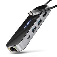 Adapter Hub Axagon HMC-6GLN USB-C