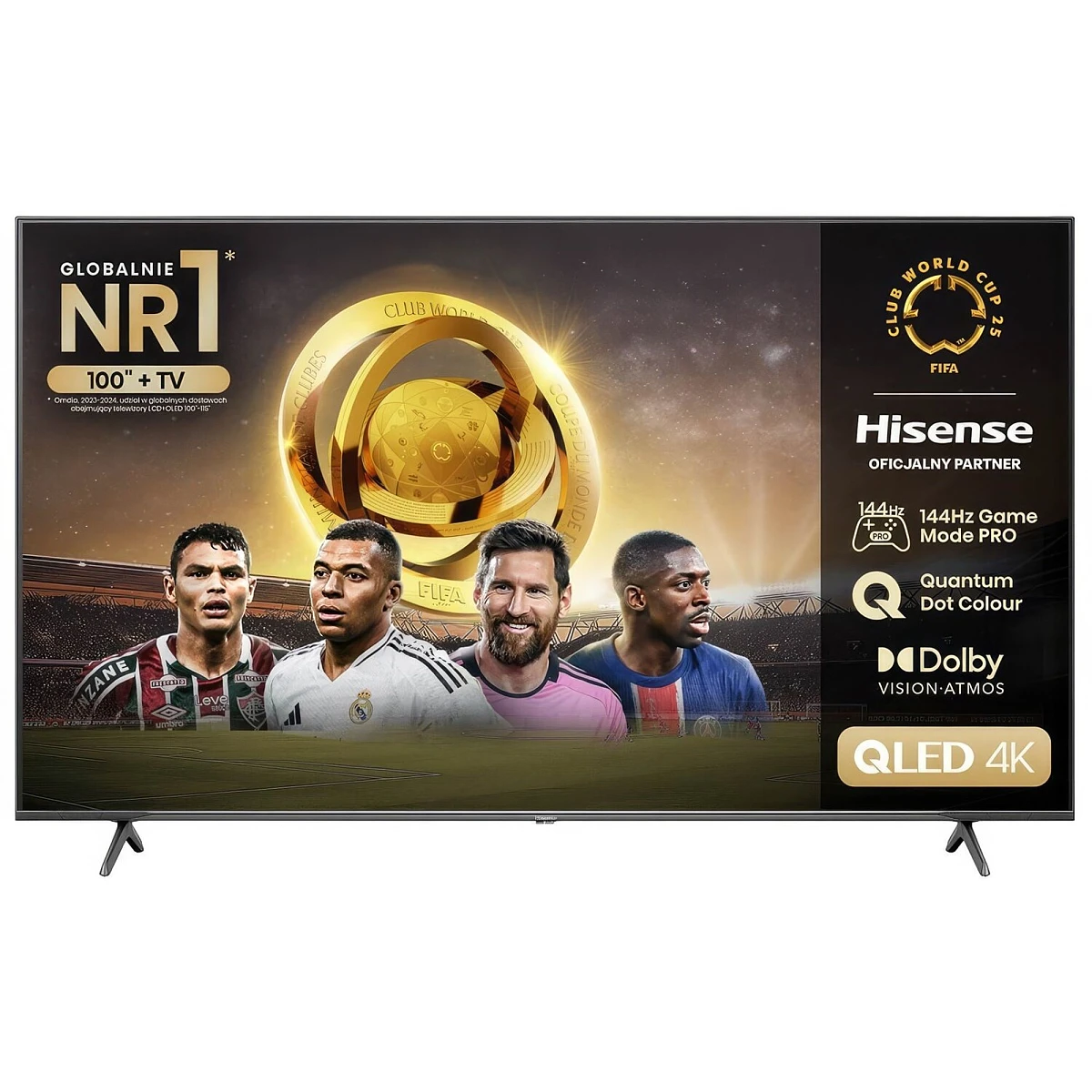 telewizor hisense 85e7nq pro front