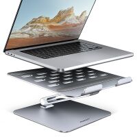 Podstawka pod laptopa Axagon STND-LQ Srebrna