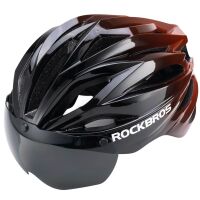 Kask ochronny RockBros TT-36 Ciemnobrązowy