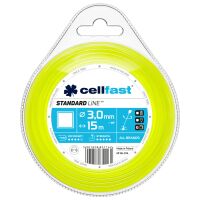 Żyłka do podkaszarki kwadratowa Cellfast Standard 3,0 mm 15 m