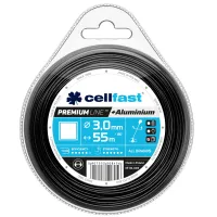 Żyłka do podkaszarki kwadratowa Cellfast Premium 3,0 mm 55 m